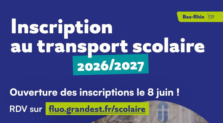 Inscription aux Transports Scolaires Fluo Grand Est (Bas-Rhin) – Année 2026/2027